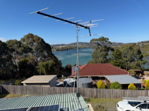 VHF antenna system installed at Primrose Sands